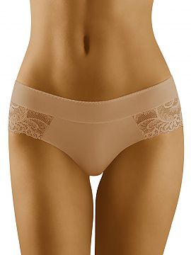 Shorts Wolbar    Female shorts.
 - made of smooth knitwear and tempting lace.
 - waist and front of legs laser cut
 - made of high quality material
