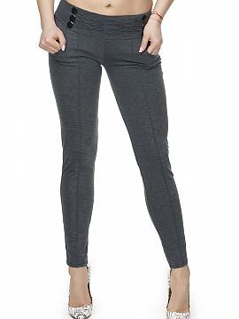 Trousers PeeKaBoo  Fitted trousers with decorative buttons. Ideal for many occasions. Trousers with slip pockets.
