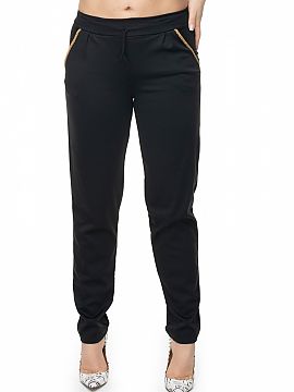 Trousers PeeKaBoo  Loose-fitting trousers with gold piping. Waistband with a drawstring, slant pockets.