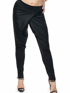 Trousers PeeKaBoo  Baggy trousers with overlap. Trousers with a loose cut at the hips, tapered legs.
