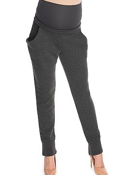 Maternity pants PeeKaBoo  Maternity sweatpants with a loose fit. Trousers with non-compressive panel.
 Belt: 95% Viscose, 5% Elastane .