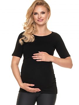 Maternity blouse PeeKaBoo  Pregnancy blouse with pleats. Can also be worn after pregnancy. Comfortable layers for breastfeeding. Soft material.
