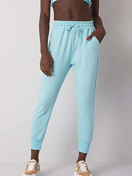 Tracksuit trousers Fancy  Sweatpants with elastic band and waist tie. Slip-on pockets on the sides, leg ends with welts.