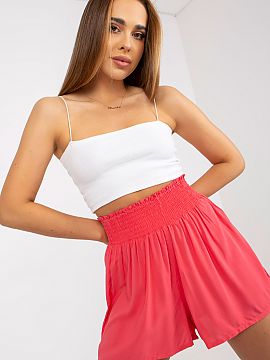 Shorts Fresh Made  Women\'s shorts with a loose cut, with a high waist. Shorts with wide elastic crease, without pockets.