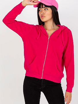 Sweatshirt BFG  Women\'s long-sleeved, zippered sweatshirt. Hooded sweatshirt, with slip pockets on the front.