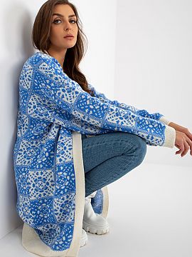 Cardigan Rue Paris  Women\'s unbuttoned, long-sleeved sweater.