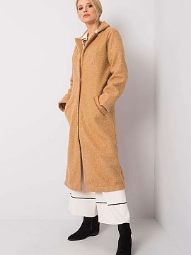Coat Rue Paris  Women\'s coat with long sleeves, fastened with press studs. Slip pockets on the sides. Coat unlined.