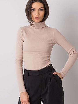 Turtleneck Rue Paris  One-color turtleneck in a fitted cut with long sleeves. An ideal choice for a wide range of styling.