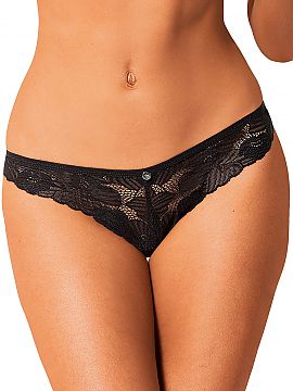 Panties Obsessive  Comfortable, tightly cut Serena Love panties will adorn your beautiful body. Soft lace with a floral pattern will gently envelop them. Worn 