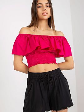 Shorts Fresh Made  Women\'s shorts with tie waist, slip pockets on the sides.