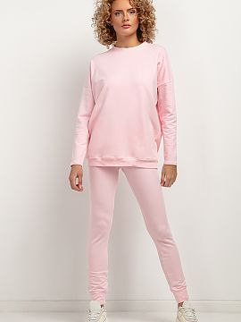 Tracksuit trousers Tessita  Adjacent sweatpants made of soft knit sweat fabric. They have a crease with an elastic waistband and cuffs at the legs, beautifully emphasiz