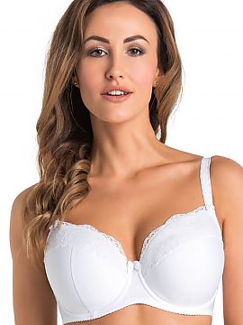 Padded bra Teyli  The Marte padded bra in white with underwire is one of the most popular bras among women. The bra\'s design will ensure that the bust is sta