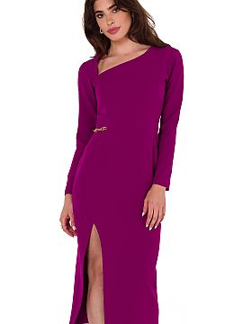 Evening dress Makover  This unique dress impresses with its original and asymmetrical cut. The midi length gives it an elegant expression, perfect for many differe