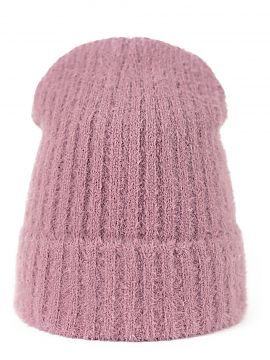 Cap Art of polo  Soft to the touch, fluffy beanie hat. The bottom is rolled up. Will easily accommodate pinned up hair. Very flexible, so it easily adapts to