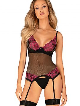 Sexy set Obsessive  Don\'t like it when boredom creeps into your life? Are you constantly looking for interesting solutions? Rosenty lingerie will undoubtedly a