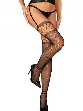Stockings Obsessive  Be brave and experience a whole new kind of pleasure by choosing this extremely seductive accessory! Stockings S826 is a fine design that wi