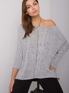 Jumper Och Bella  This women\'s sweater is an ideal choice for everyday wear. Made of exceptionally pleasant to the touch acrylic, it provides maximum wearing