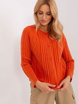 Cardigan AT  This women\'s sweater is perfect for everyday wear. Its variegated fabric texture gives it a unique look that stands out in a crowd. The swe