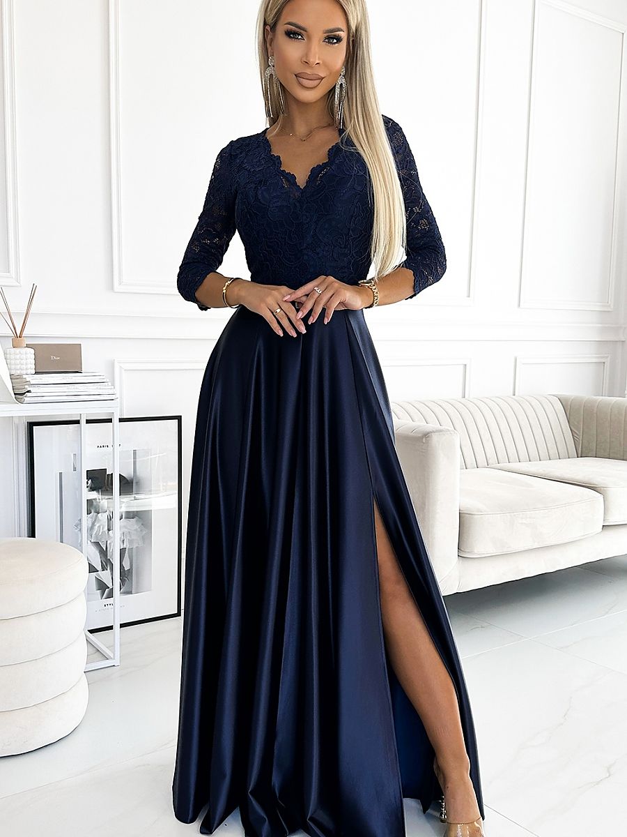  Long dress model 188119 Numoco 