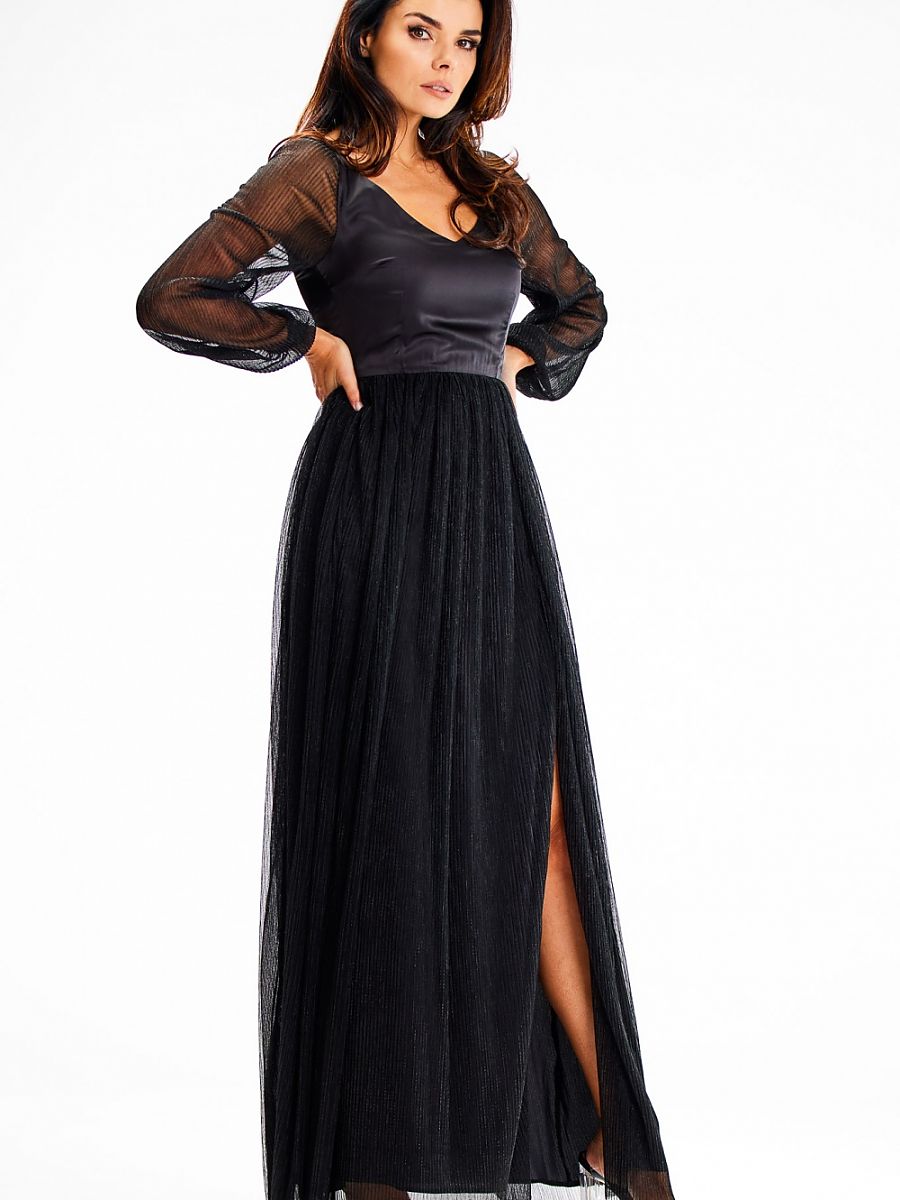  Long dress model 189439 awama 