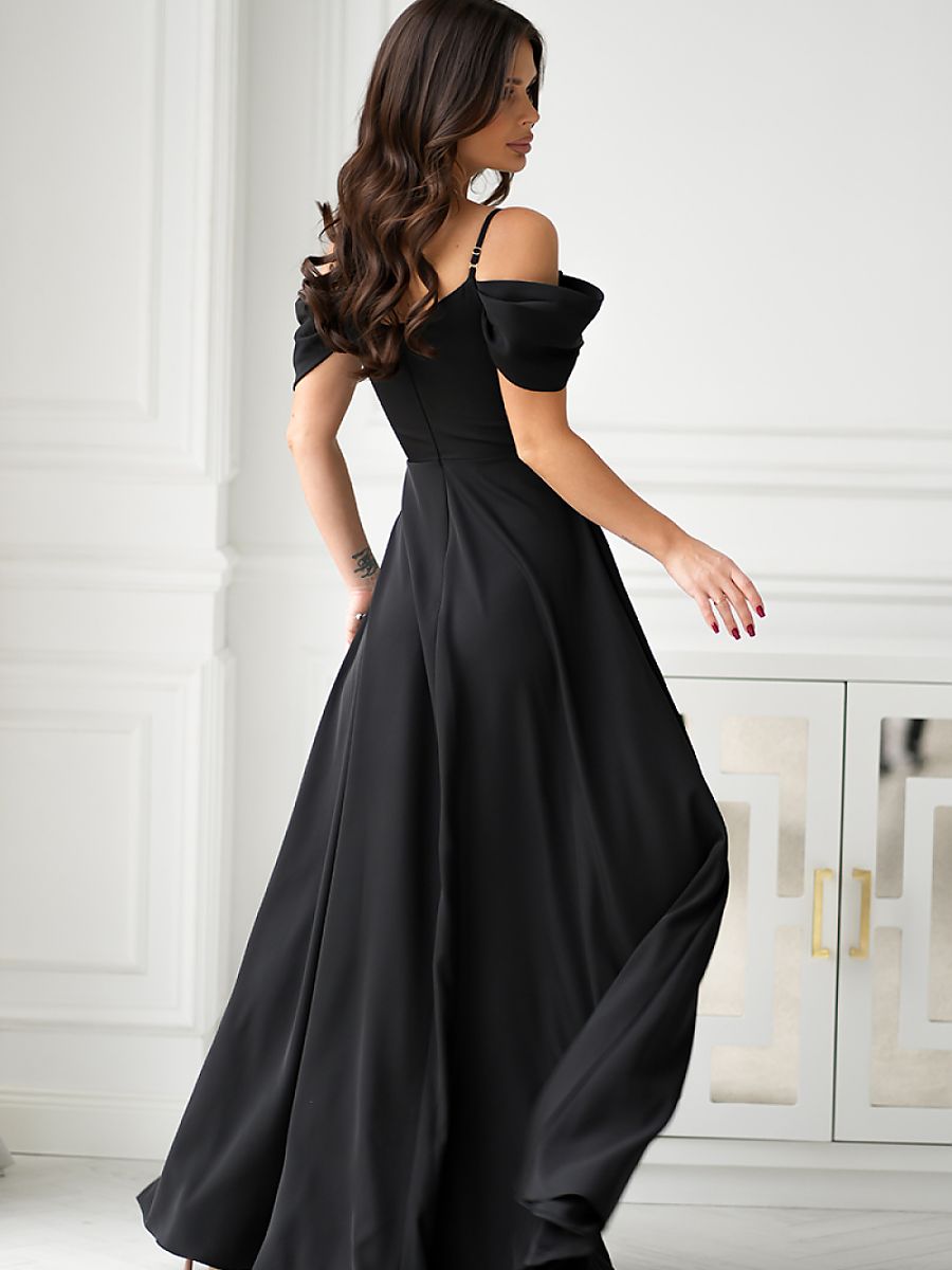  Long dress model 203758 Bicotone 