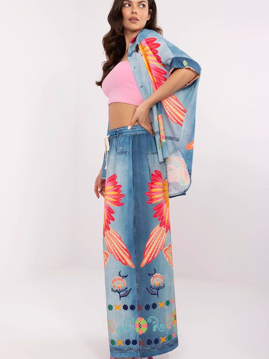  Women trousers model 210030 Italy Moda 