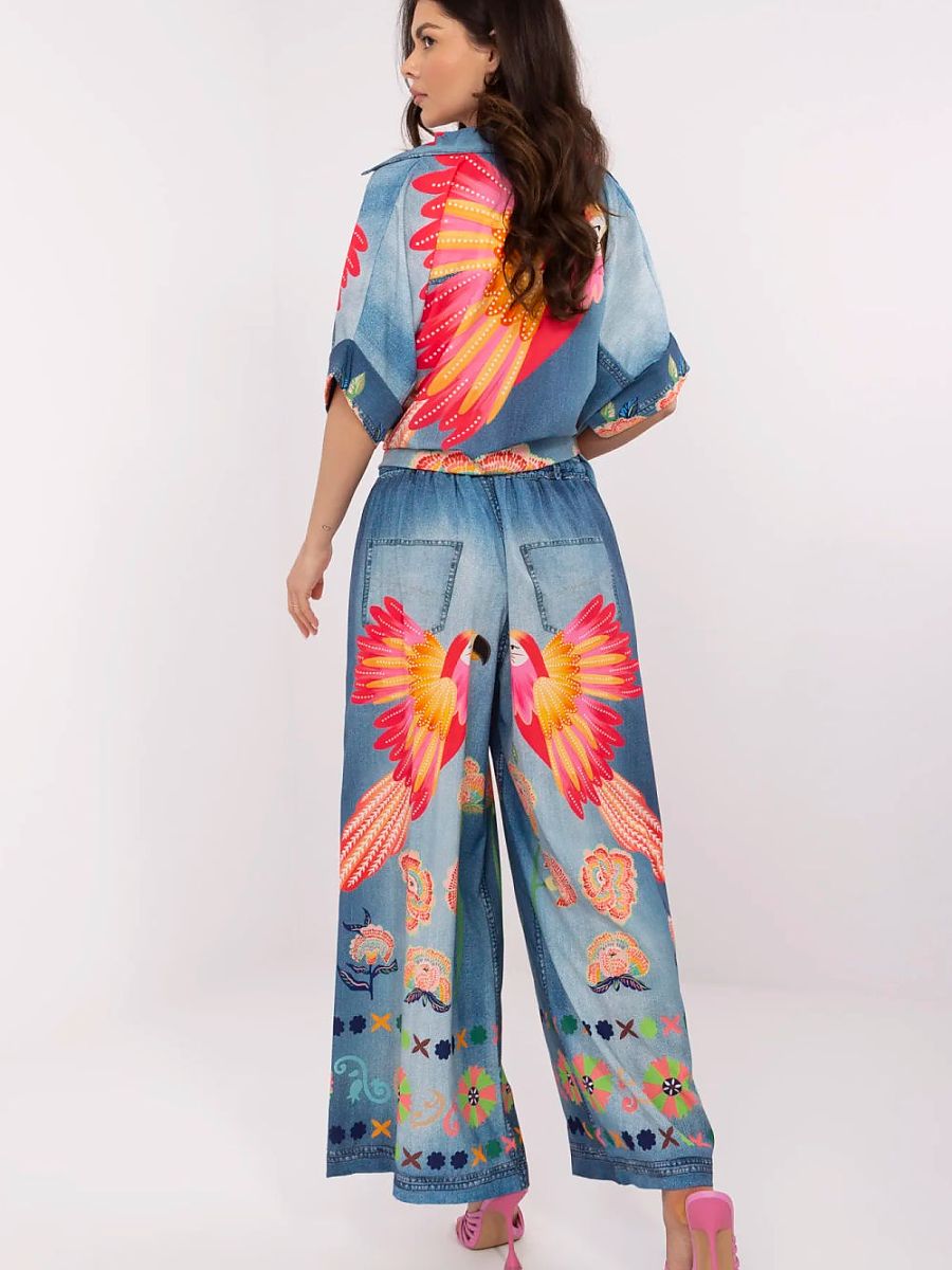  Women trousers model 210030 Italy Moda 