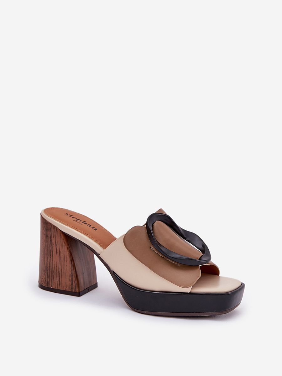  Heeled sandals model 212886 Step in style 