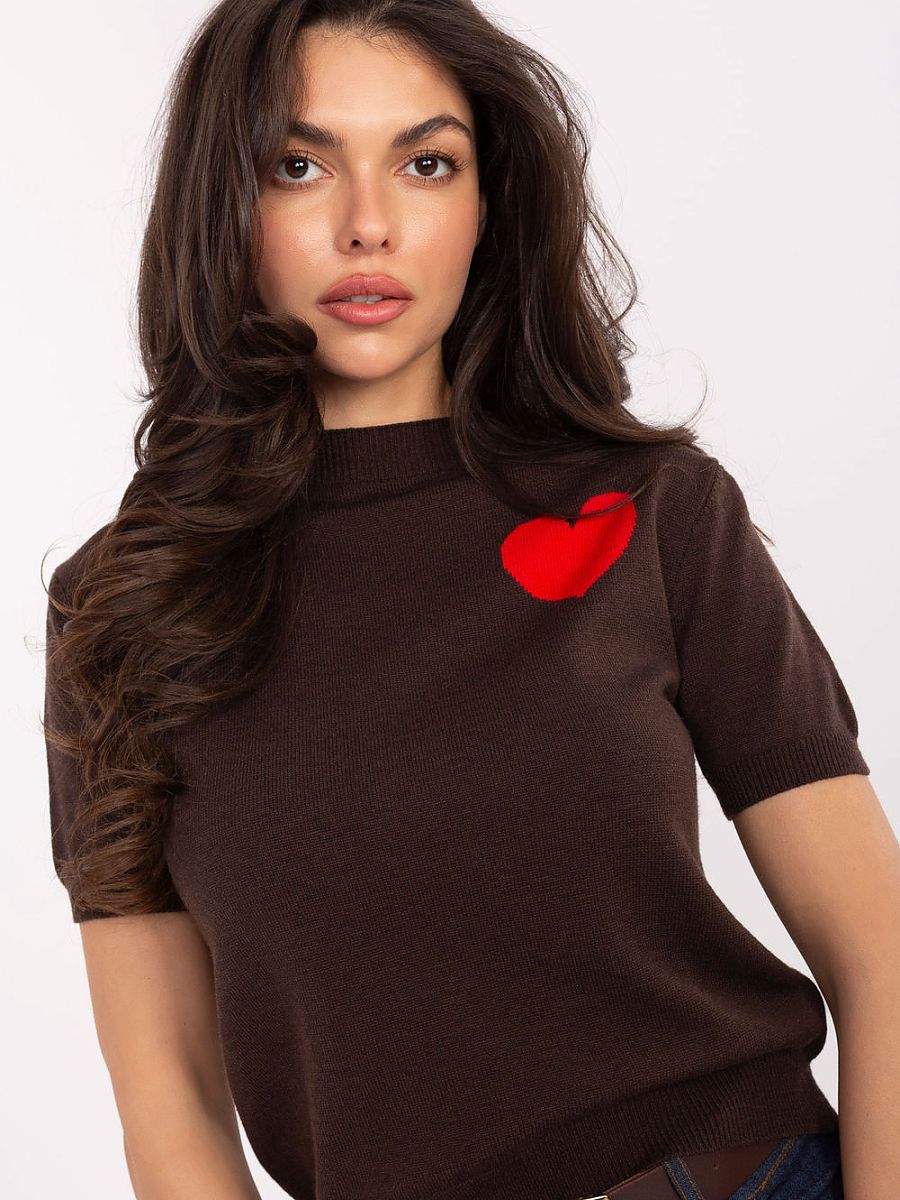  Short sleeve sweater model 219593 Factory Price 