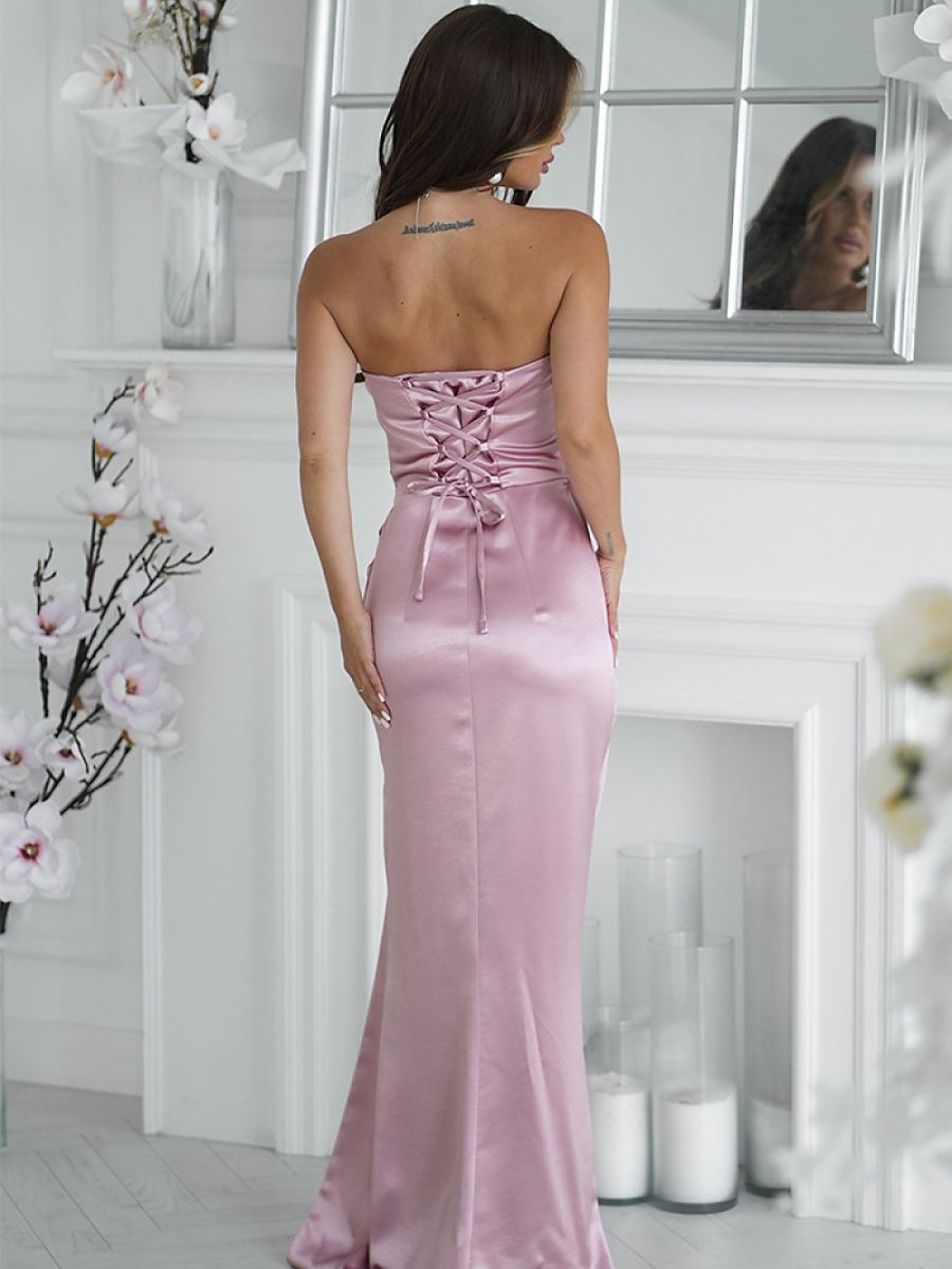  Long dress model 219711 Bicotone 