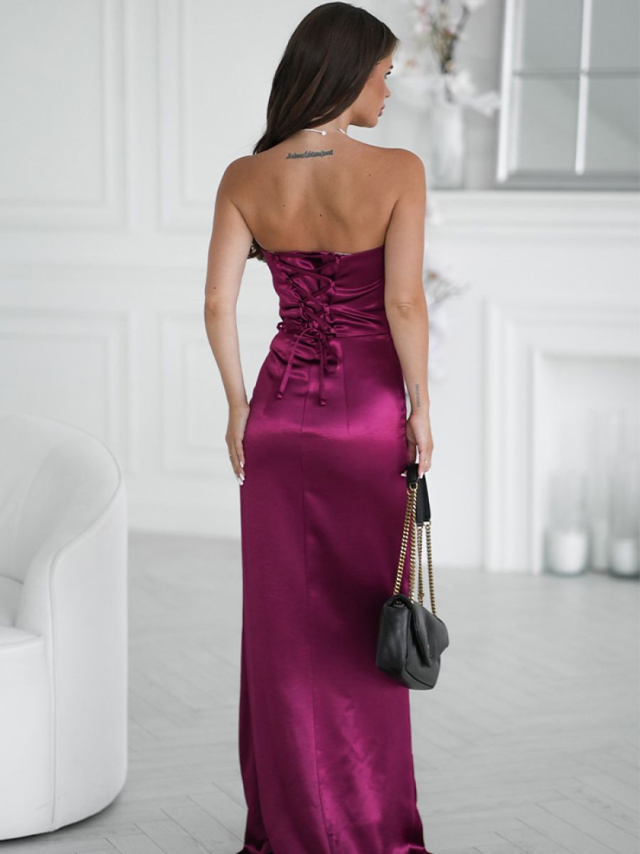  Long dress model 219713 Bicotone 