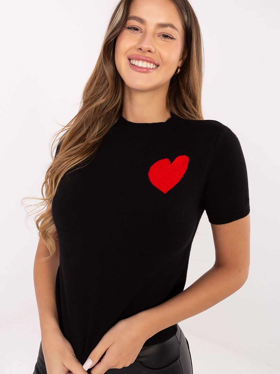  Short sleeve sweater model 219973 Factory Price 