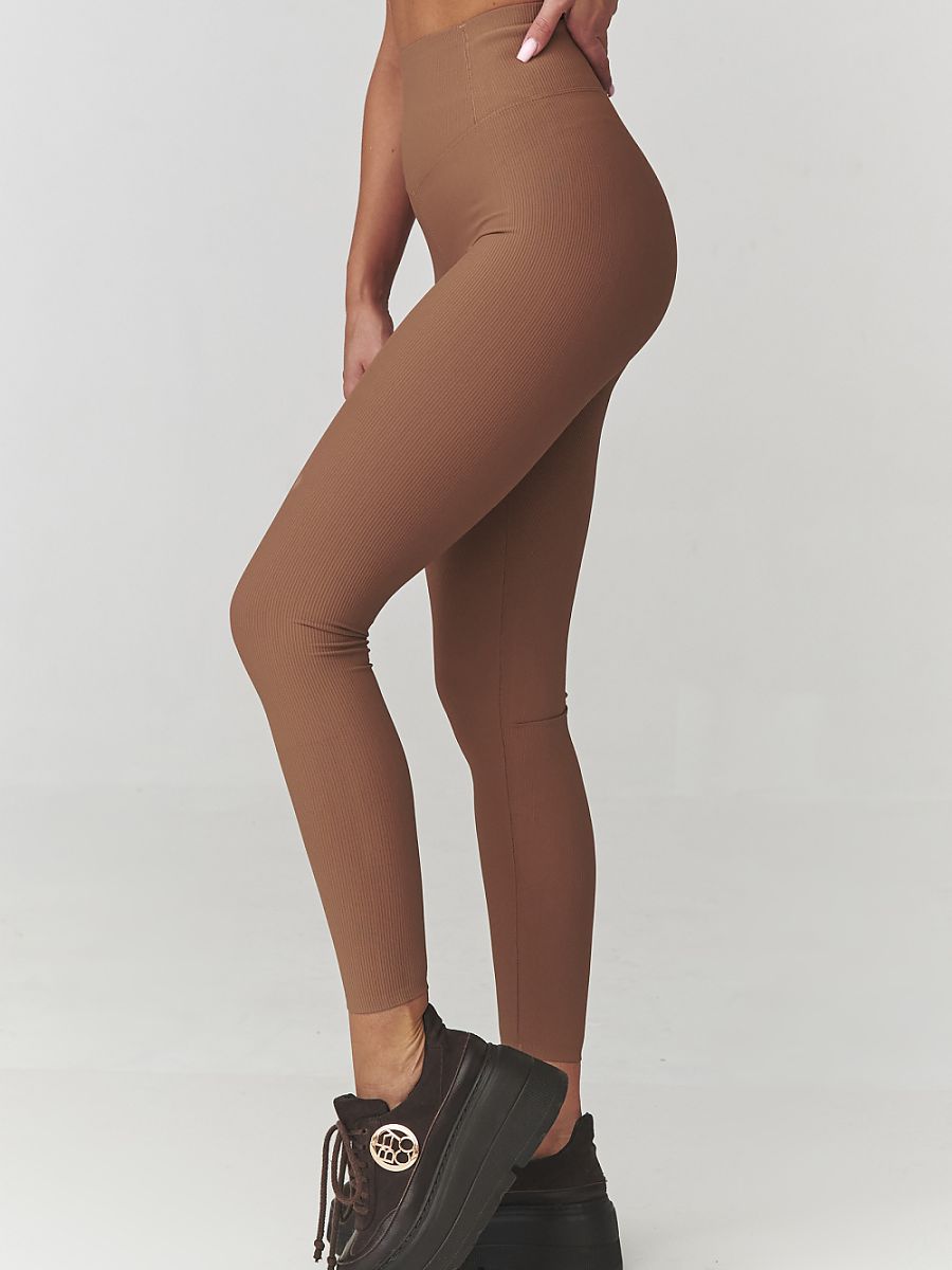  Long leggings model 220768 Makadamia 