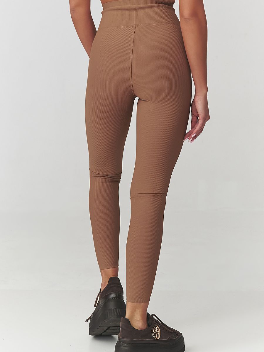  Long leggings model 220768 Makadamia 
