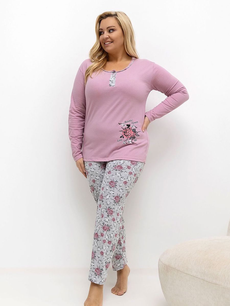  Plus Size Pajamas model 221188 Forever Pink 
