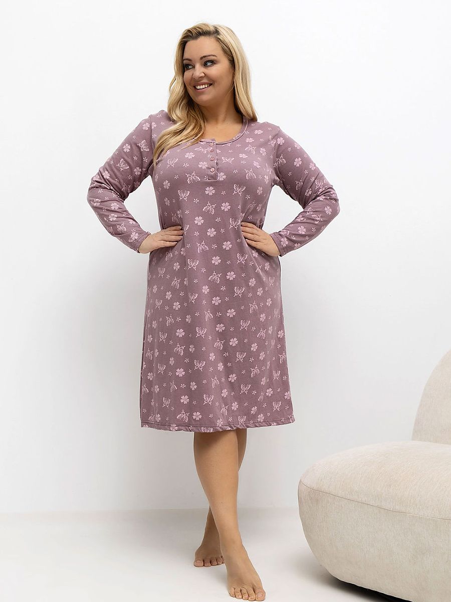  Plus Size Nightgown model 221200 Forever Pink 