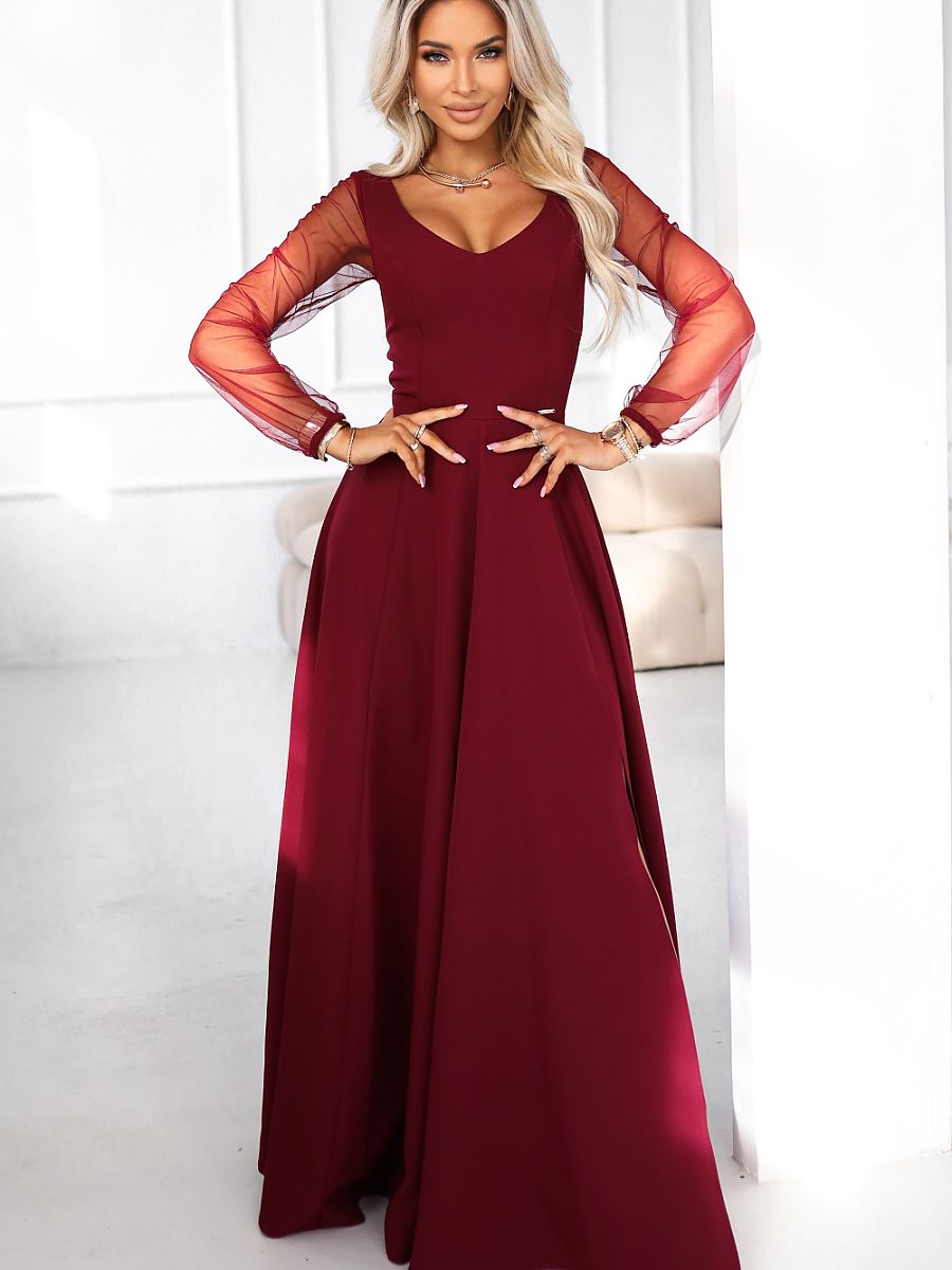  Long dress model 222146 Numoco 
