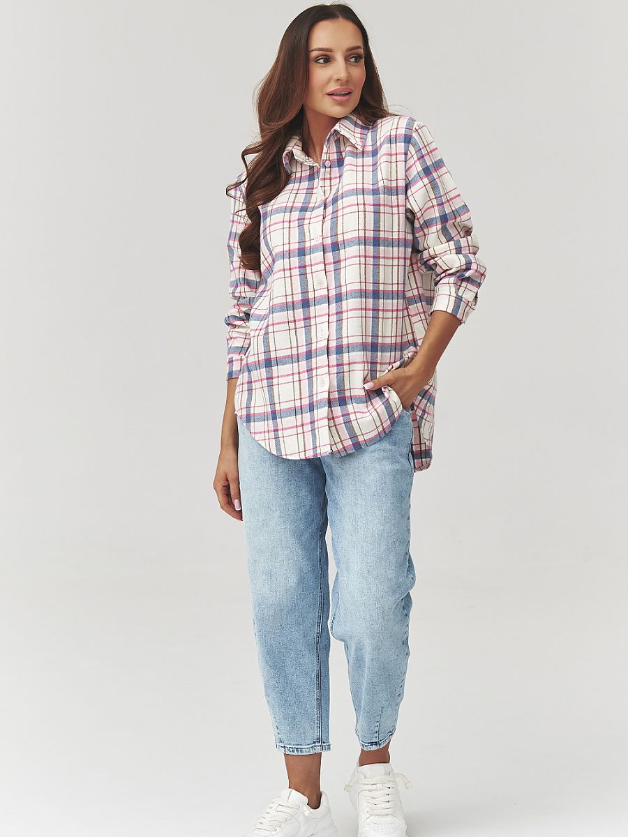  Long sleeve shirt model 223230 Makadamia 