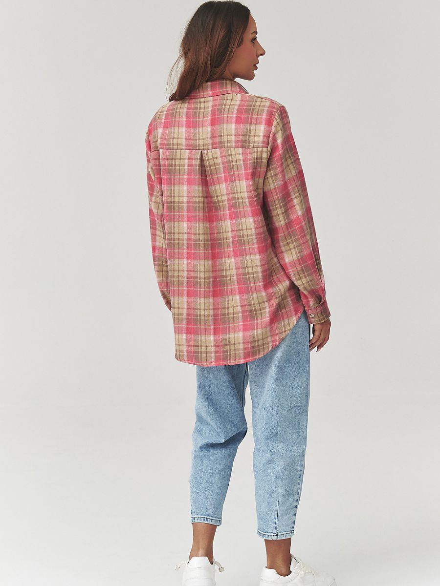  Long sleeve shirt model 223231 Makadamia 