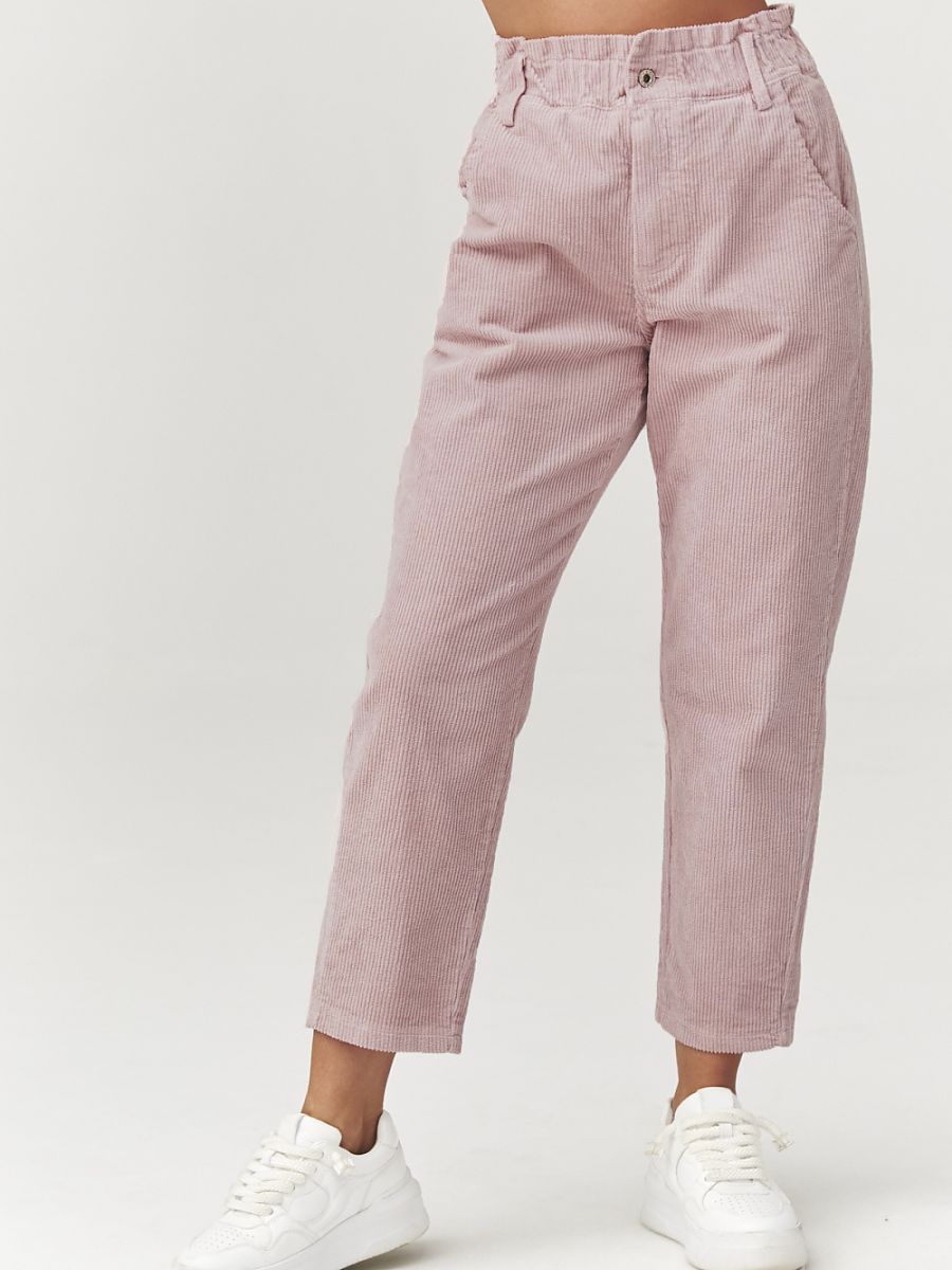  corduroy trousers model 223241 Makadamia 