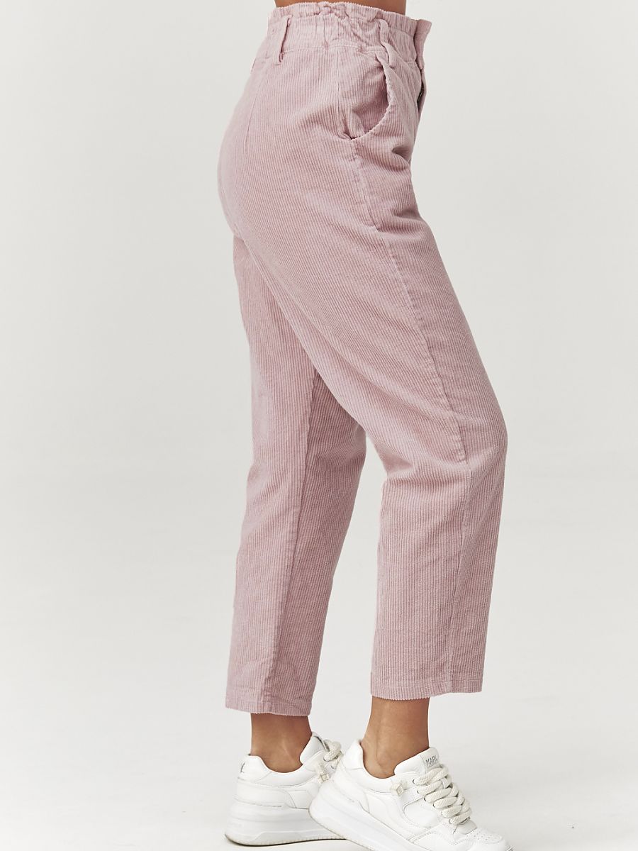  corduroy trousers model 223241 Makadamia 