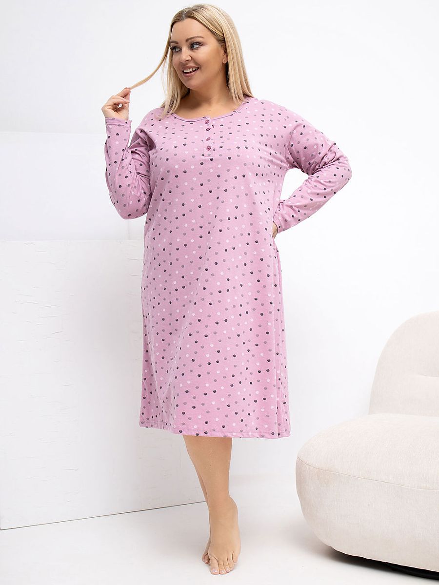  Plus Size Nightgown model 223303 Forever Pink 