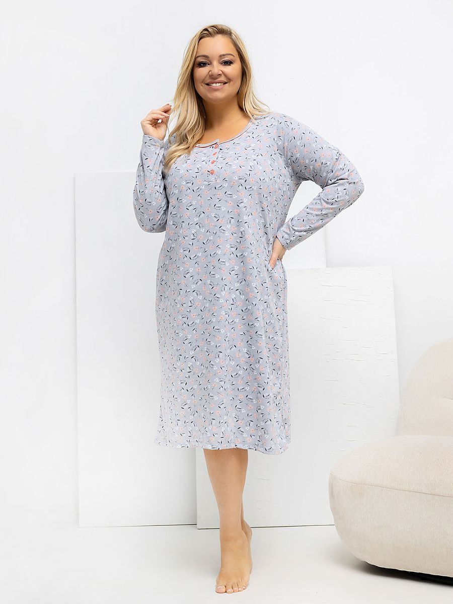  Plus Size Nightgown model 223307 Forever Pink 