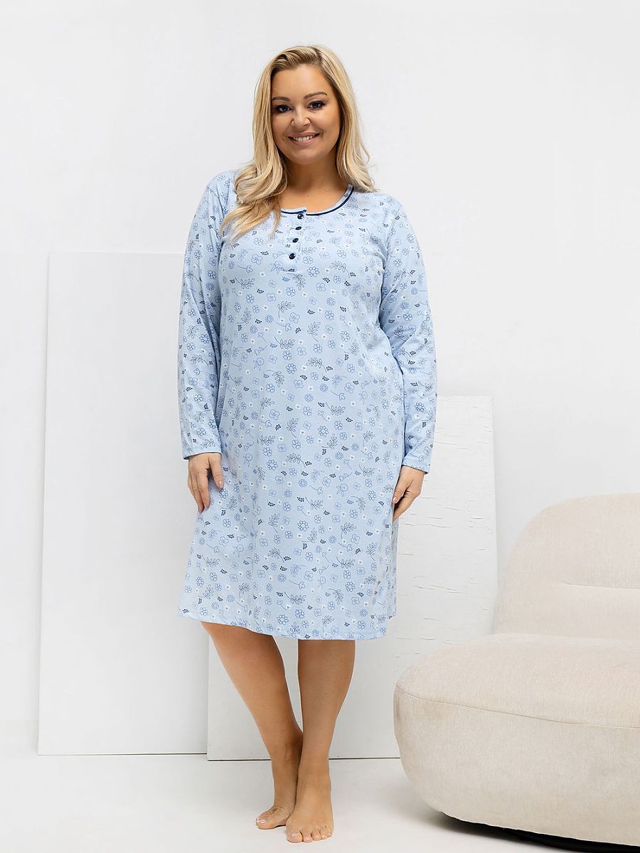  Plus Size Nightgown model 223308 Forever Pink 