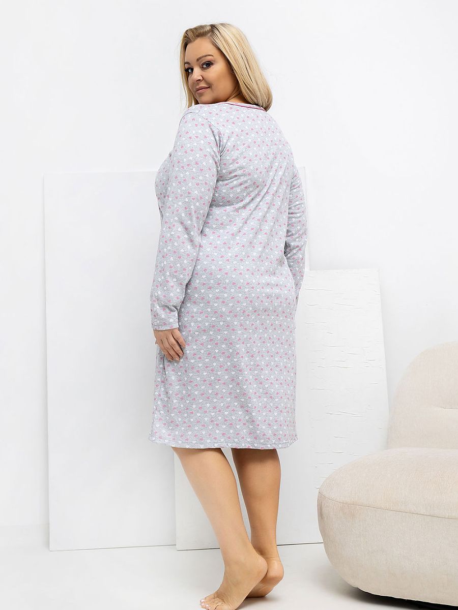  Plus Size Nightgown model 223309 Forever Pink 