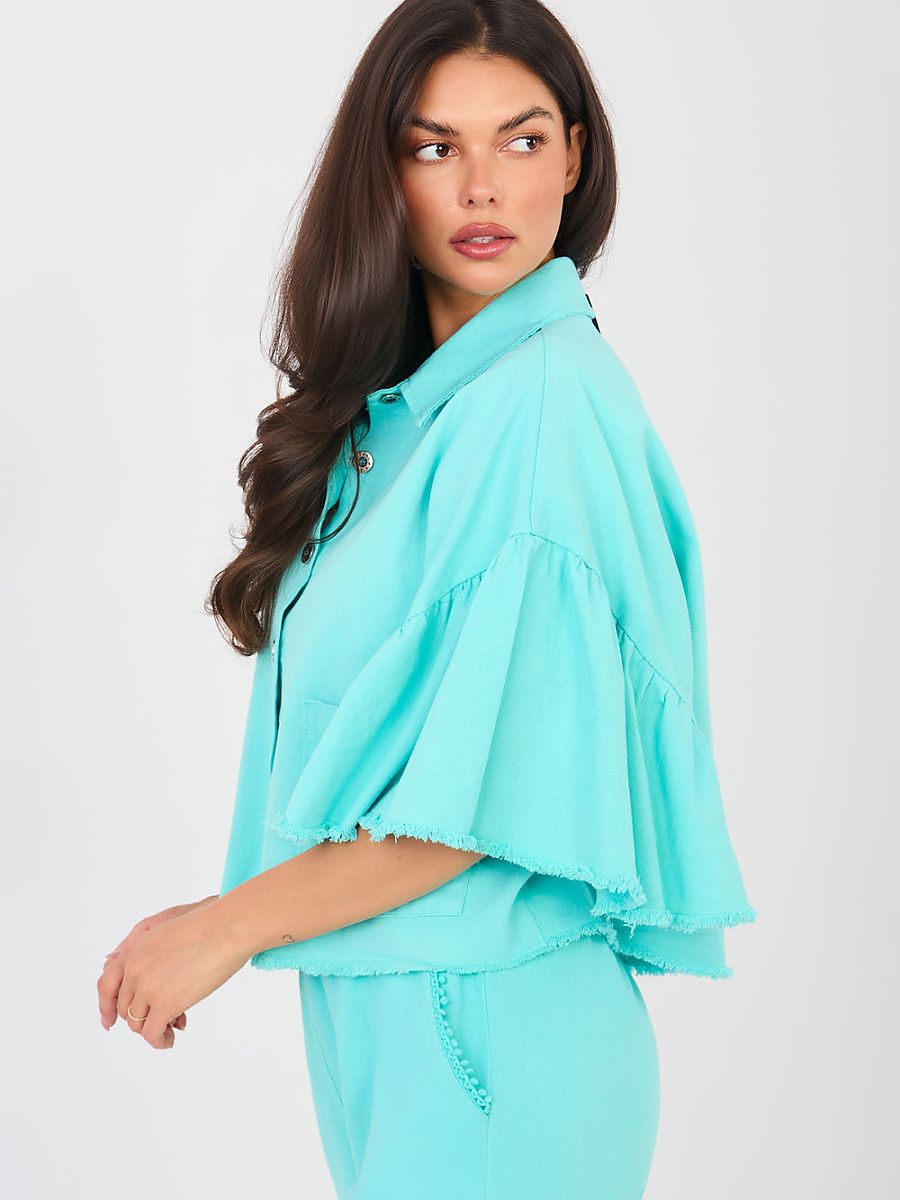  Denim jacket model 223630 Rue Paris 