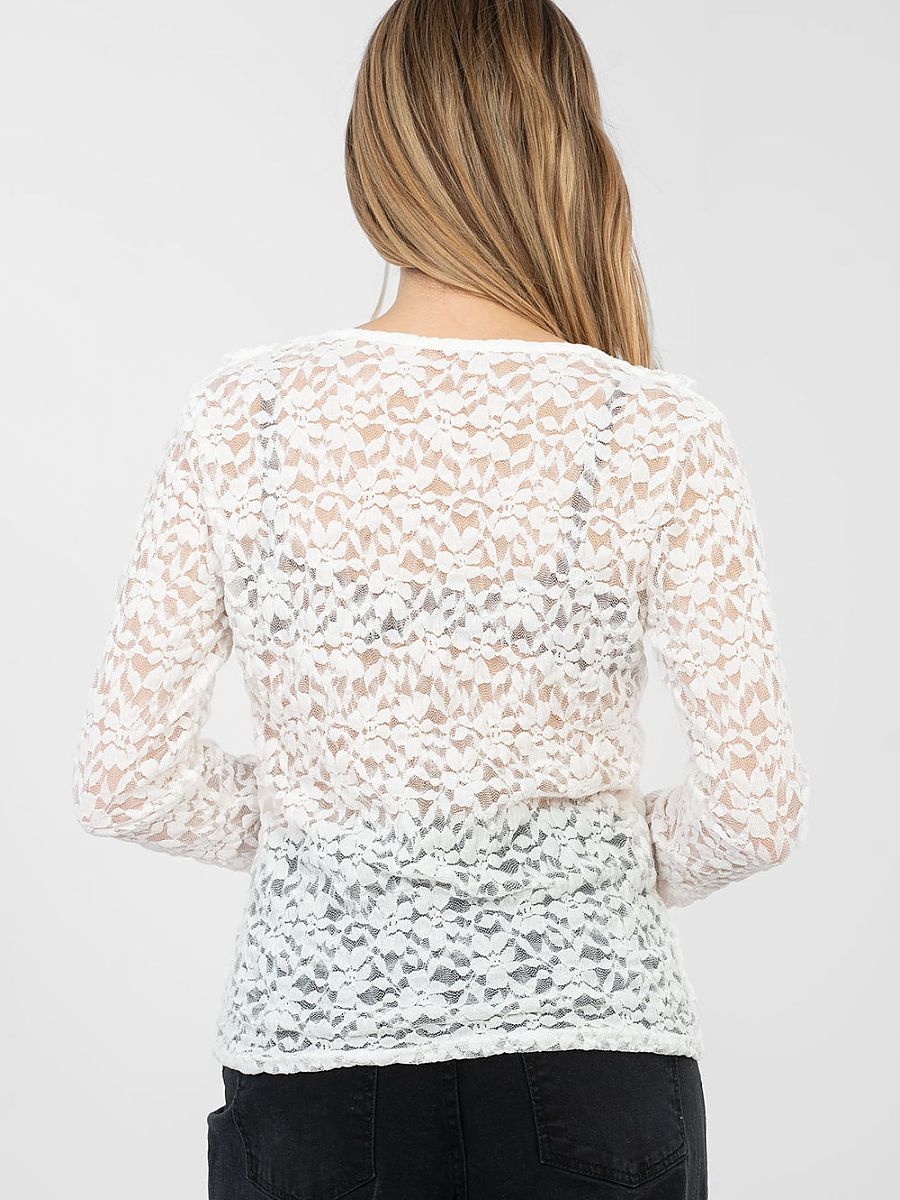  Lace blouse model 223842 Rue Paris 