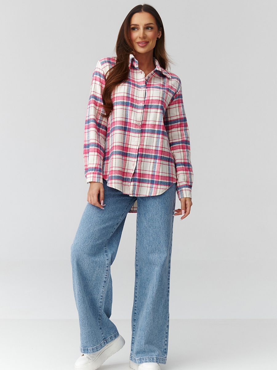  Long sleeve shirt model 224093 Makadamia 