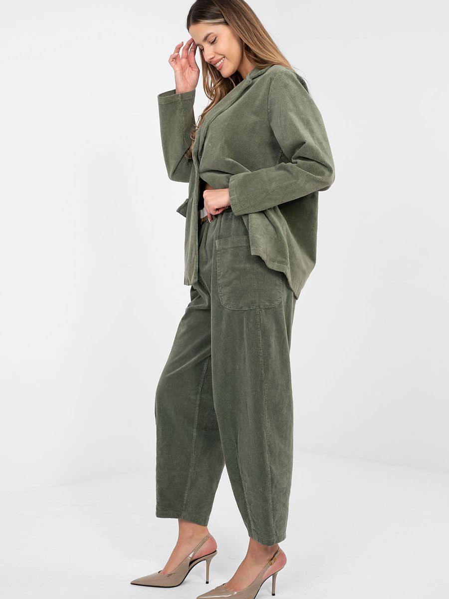  corduroy trousers model 225094 Rue Paris 