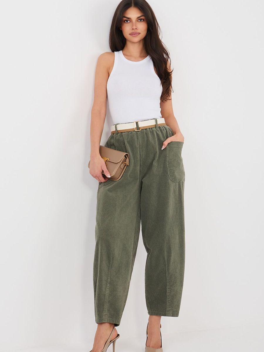  corduroy trousers model 225094 Rue Paris 